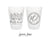 12oz or 16oz Frosted Unbreakable Plastic Cup #242 - Custom Pet Illustration - Drinks On Us - Wedding Favors, Drink Cups, Wedding Cup