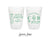 12oz or 16oz Frosted Unbreakable Plastic Cup #239 - Custom Pet Illustration - Let's Pawty - Wedding Favors, Frosted Cups, Beer Cups