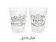12oz or 16oz Frosted Unbreakable Plastic Cup #253 - Custom Pet Illustration