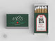 Wedding Matchboxes Full-Color #21 - Custom Pet Illustration, Holiday Matchbox, Wedding Match Favors, Match Boxes, Pet Matches, Bridal Favors