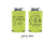 Regular & Slim Can Cooler Wedding Package #239RS - Custom Pet Illustration - Let's Pawty - Wedding Favor Package, Wedding Favors
