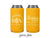 Wedding Regular & Slim Can Cooler Package #260RS - The Wedding Is Here - Custom - Wedding Favor Package, Wedding Favor, Can Holder