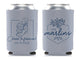 Wedding Can Cooler #291R - Couple Portrait Illustration