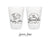 Custom Pet Illustration - Can Cooler & Frosted Cup Package #250 - Cat or Dog - Wedding Favor Pack, Wedding Favors, Wedding Cups, Pet Favors