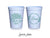 Wedding Can Cooler & Cup Package #231 - Custom Venue Illustration - Wedding Drink Favor Combo Pack, Beer Huggers, Stadium Cup Favors