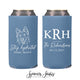 Slim  Wedding Can Cooler #243S - Stay Hydrated - Custom Pet Illustration