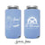 Slim 12oz Wedding Can Cooler #225S - Beach Destination Pet - Custom Pet Illustration - Favors, Can Holder, Beer Huggers, Wedding Favor