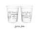 Wedding Stadium Cups #244 - Custom Pet Illustration