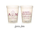 Wedding Stadium Cups #258 - Monogram