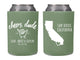 Wedding Can Cooler #295R - Cheers Dude