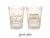 Wedding Can Cooler & Cup Package #229 - Custom Venue Illustration - Wedding Drink Favor Combo Pack, Beer Huggers, Stadium Cup Favors