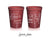 Wedding Can Coolers & Stadium Cups Package #236 - Custom Pet Illustration - Wedding Favors, Wedding Cups, Dog Drawing