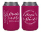 Neoprene Wedding Can Cooler #238 - Drinks on Me