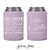 The Groom The Bride - Wedding Regular & Slim Can Cooler Package #160RS - Custom - Wedding Favor Package, Wedding Favors, Party Favors