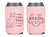 Neoprene Wedding Can Cooler #279N - Custom Pet Illustration - Mr and Mrs - Wedding Favors, Wedding Favor, Beer Holder, Party Favors