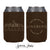 Neoprene Wedding Can Cooler #286N - City Skyline - Custom - Wedding Favors, Guests, Wedding Favor, Beer Holder, Party Favors