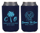 Neoprene Wedding Can Cooler #256 - Tiki Bar