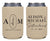 Neoprene Wedding Can Cooler #258N - Monogram - Custom - Wedding Favors, Can Coolers, Wedding Favor, Beer Holder, Party Favors