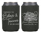 Neoprene Wedding Can Cooler #266 - Custom Venue Illustration