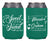 Neoprene Wedding Can Cooler #257N - It's About Damn Time- Custom - Wedding Favors, Guests, Wedding Favor, Beer Holder, Party Favors
