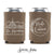 Wedding Regular & Slim Can Cooler Package #233RS - Wreath Venue Illustration - Wedding Favor Package, Wedding Favor, Beer Can Holder, Decor