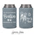 Can Cooler & Frosted Cup Package #201 - Custom Pet Illustration - Wedding Favor Pack, Wedding Favors, Wedding Cups, Pet Favors, Wedding Cups
