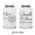 Custom Pet Illustration - Cheers - Regular & Slim Can Cooler Wedding Package #232RS - Wedding Favor Package, Wedding Favors, Can Holder