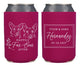 Neoprene Wedding Can Cooler #246 - Happily Fur-Ever After