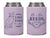 Wedding Can Cooler #279R - Custom Pet Illustration - I Do Too - Wedding Favors, Beverage Holder, Wedding Favor, Can Insulator