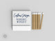 Custom Wedding Matchbooks - Your Custom Design