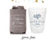 Can Cooler & Frosted Cup Package #174 - Cheers to The Mr and Mrs