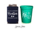 Wedding Can Coolers & Stadium Cups Package #201 - Pet Illustration