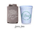 Wedding Can Cooler & Cup Package #231 - Custom Venue Illustration