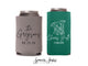 Regular & Slim Can Cooler Wedding Package #276RS -  Custom Pet Illustration