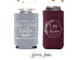 Wedding Regular & Slim Can Cooler Package #149RS - Cheers to The Mr and Mrs