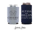 Regular & Slim Can Cooler Wedding Package #219RS -  Custom Pet Illustration