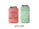 Regular & Slim Can Cooler Wedding Package #240RS -  Custom Pet Illustration