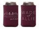 Wedding Can Cooler #287R - San Francisco
