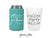 Can Cooler & Frosted Cup Package #254 - Sips - Custom - Wedding Favor Pack, Wedding Favors, Wedding Cups, Party Cups, Party Decor