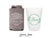 Can Cooler & Frosted Cup Package #231 - Custom Venue Illustration - Wedding Favor Package, Wedding Favors, Wedding Cups, Party Favors