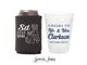Can Cooler & Frosted Cup Package #205 - Custom Pet Illustration