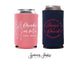 Regular & Slim Can Cooler Wedding Package #238RS -  Custom Pet Illustration
