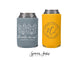 Regular & Slim Can Cooler Wedding Package #242RS -  Custom Pet Illustration