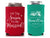 Wedding Regular & Slim Can Cooler Package #184RS - Tis The Season - Custom - Wedding Favor Package, Wedding Favor, Holiday Wedding Favors