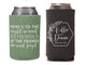 Wedding Regular & Slim Can Cooler Package #173RS - Here's To The Night