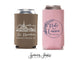 Wedding Regular & Slim Can Cooler Package #233RS - Wreath Venue Illustration