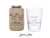 Wedding Can Coolers & Stadium Cups Package #241 - Custom Pet Illustration - Wedding Favors, Wedding Cups, Dog Drawing