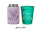 Wedding Can Coolers & Stadium Cups Package #224 - Custom Pet Illustration