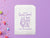 Foiled Party Snack Bag #4 - Treat Time - Custom Pet Illustration - Treat Bags, Party Bags, Wedding Favors, Party Favors, Custom Paper Bags