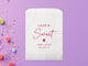 Foiled Party Snack Bag #2 Love Is Sweet